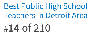 Niche ranked Livingston Classical Academy as the #14 Public High School Teachers in Detroit Area
